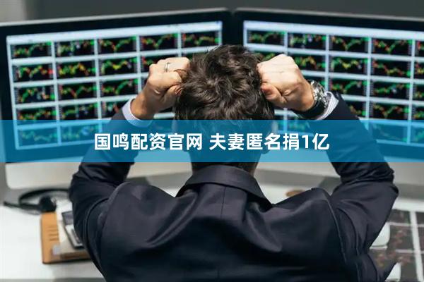 国鸣配资官网 夫妻匿名捐1亿